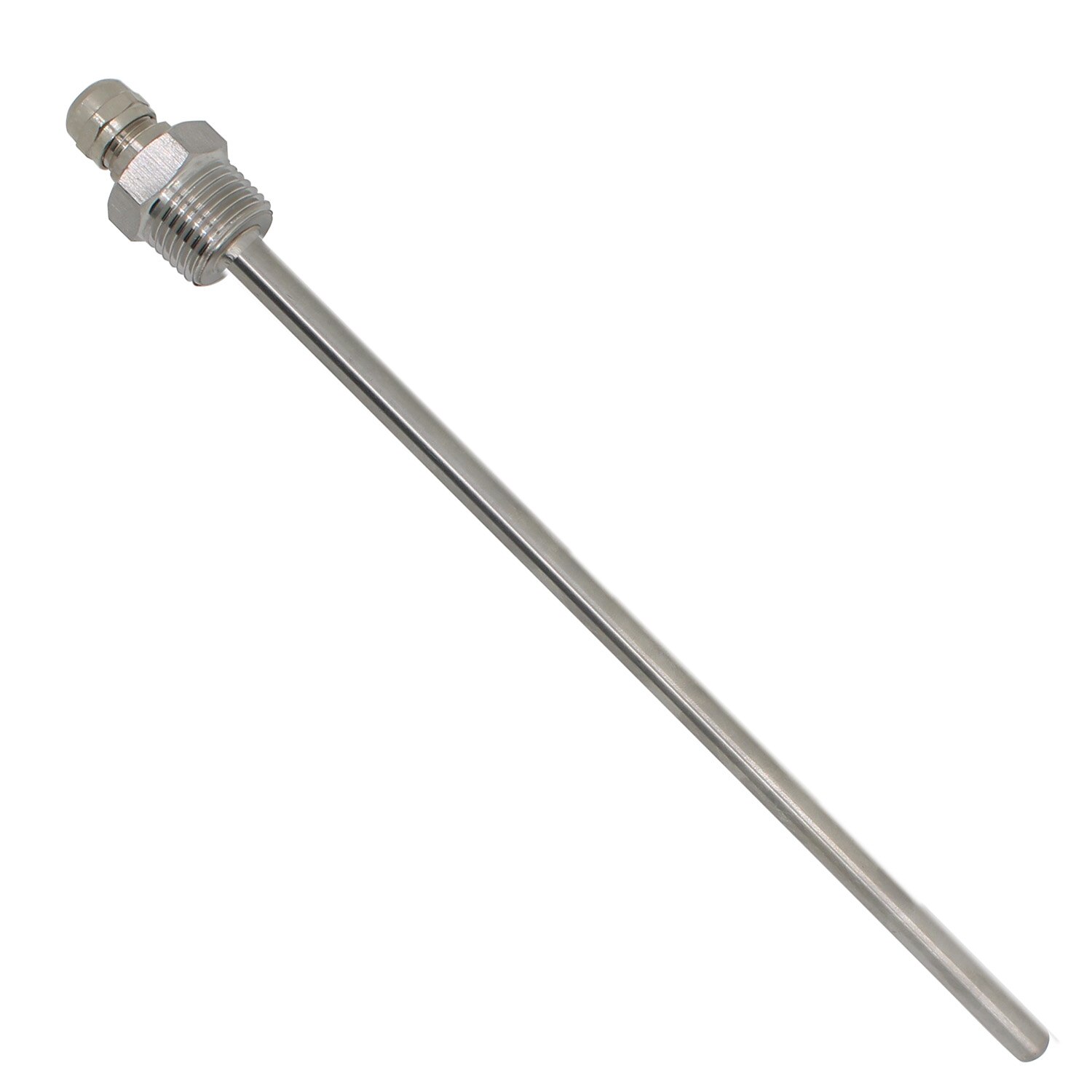 1/2 Inch-Weldless Thermowell 1/2 Roestvrij Staal Voor Thermometer Onderdompeling Van 30Mm 50Mm 100Mm 150Mm 200Mm 300Mm 400Mm 500Mm