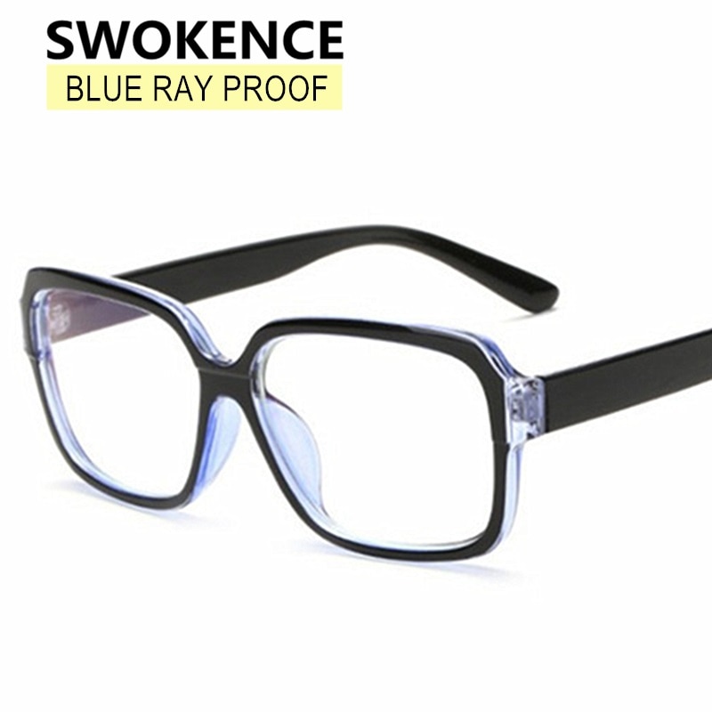 SWOKENCE Anti Blue Ray Computer Glasses Radiation-resistant Spectacles Blue Light Proof Eyeglasses Anti-fatigue Goggles F190