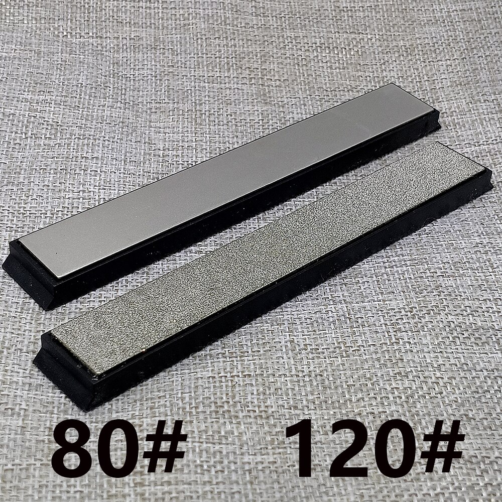 Diamond Bar Slijpsteen Plaat Set 6 &quot;Voor Edge Pro Ruixin Pro Rx008 Standaard 20/25 Mm Aluminium/Pvc base: 20mm 80 120