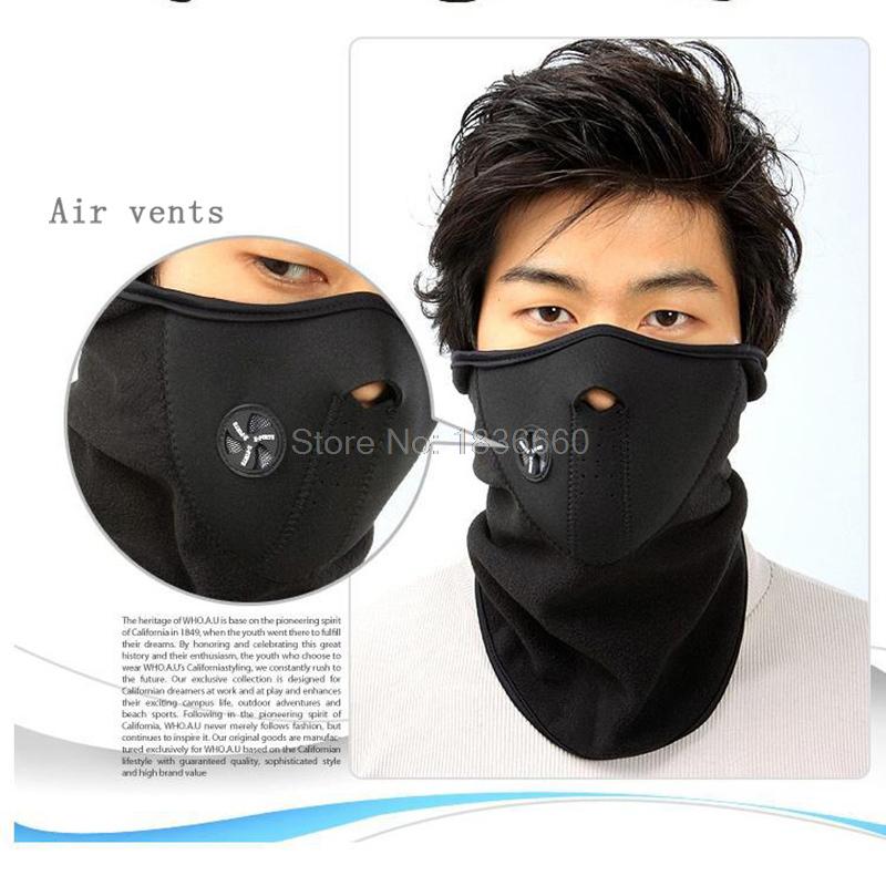 Mascarilla de neopreno transpirable para cuello, máscara facial cálida para esquí, Baberos para exteriores a prueba de viento, máscaras de ciclismo para mujeres y hombres
