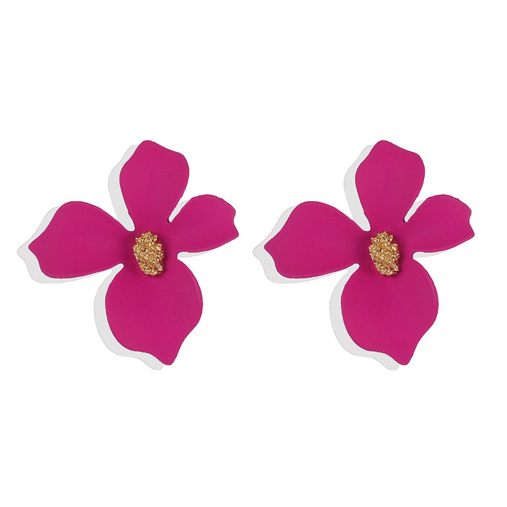 Boucles d&#39;oreilles Style coréen pour femmes, bijoux à fleurs, nouvelle , ,: IPA0039-4