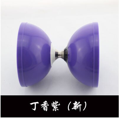 120mm*140mm 246g YOYO 3 Bearing Diabolo Set Metal Head Sticks Grade Chinese Kong Zhu: Purple