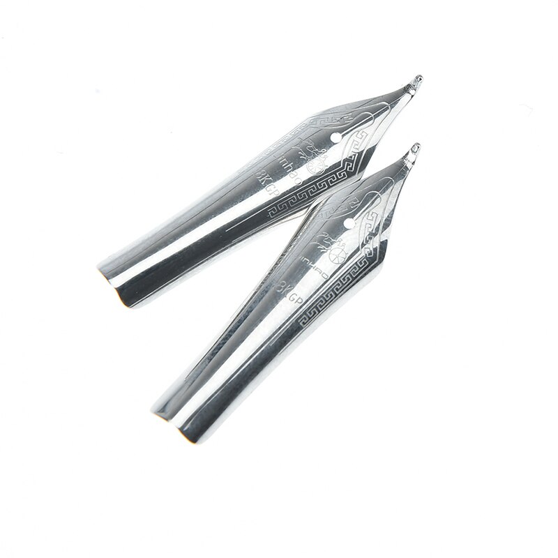 1 PCS 750 159 Silver Fountain Pen Curved Tip Diy For Jinhao