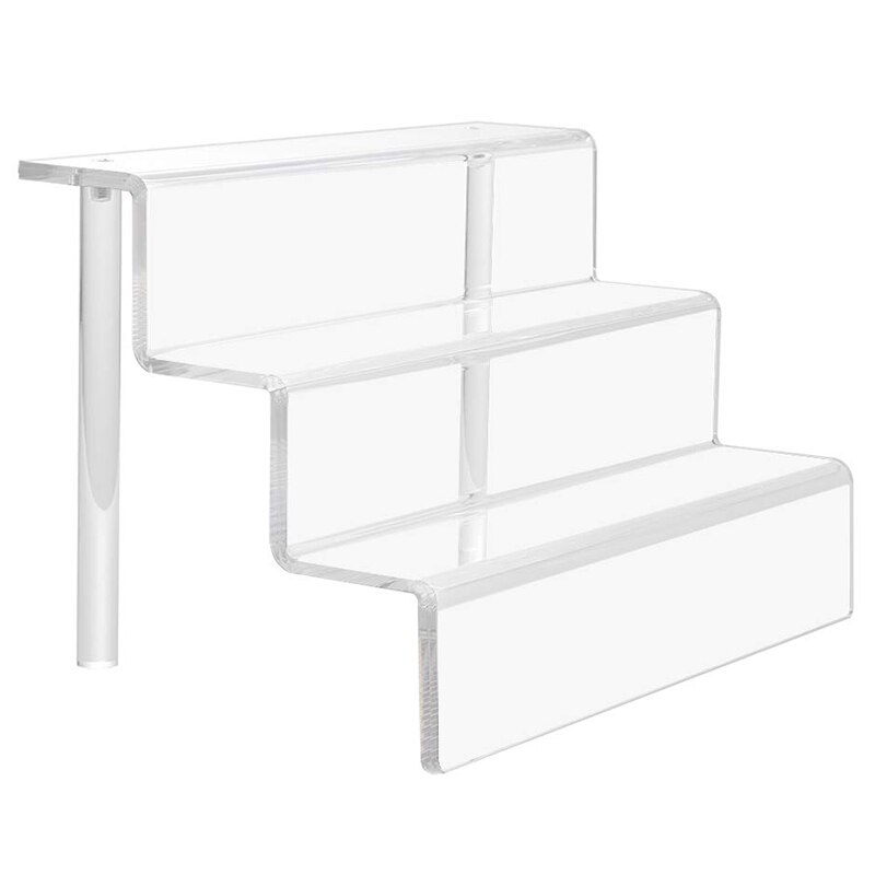 3 Tier Acrylic Cupcake Display Stand Cake Display Stand Desserts Holder Collections Organizer and Cosmetic Items Shelf Small Pla