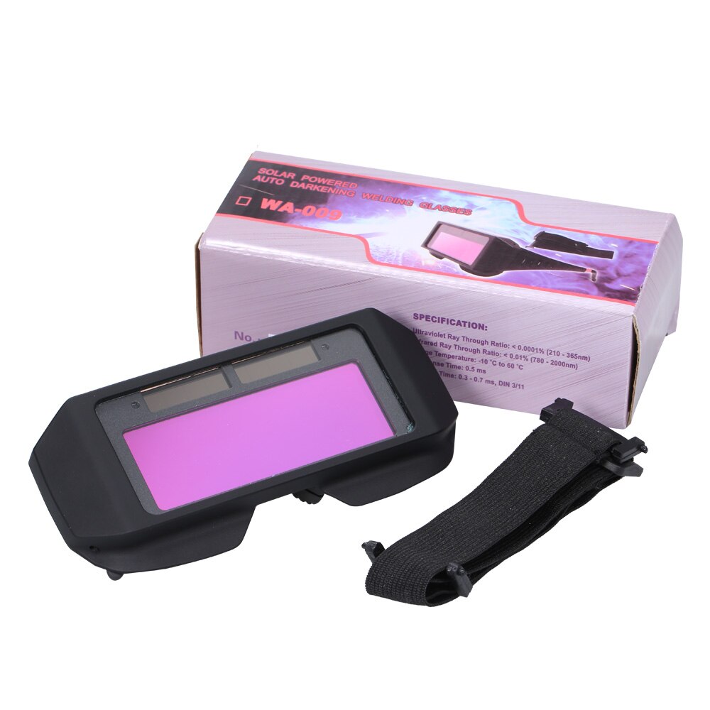 Solar Powered Auto Darkening Welding Glass Photoelectric Welding Mask Helmet Practical Eyes Goggle Workplace Safety Protection