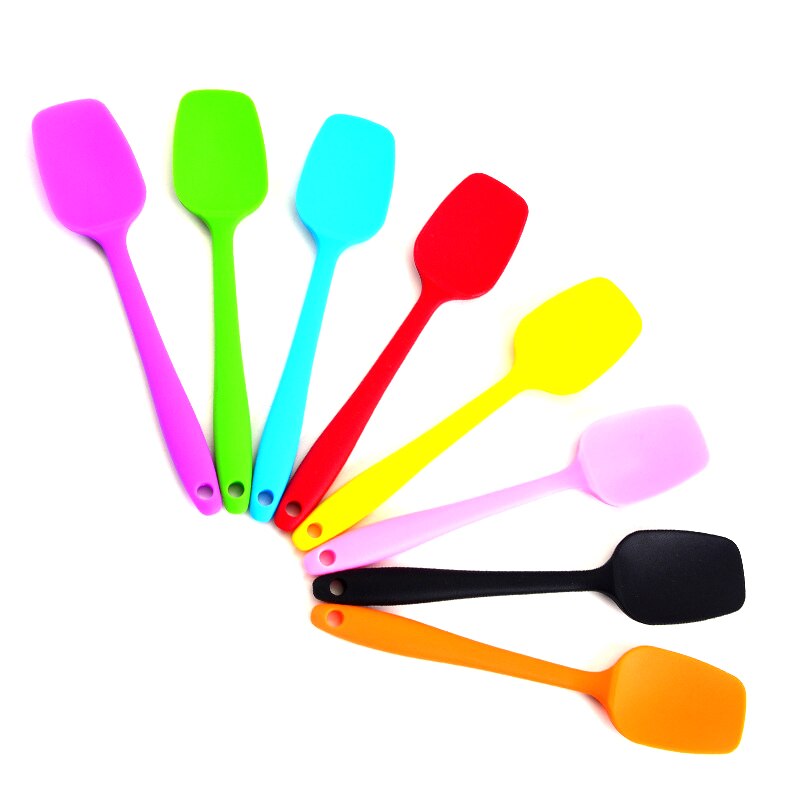 Cooking Silicone Spatula Set Cookie Pastry Scraper Cake Baking Spatula Spoon Scraper For Home Kitchen Tool Utensil Convenience