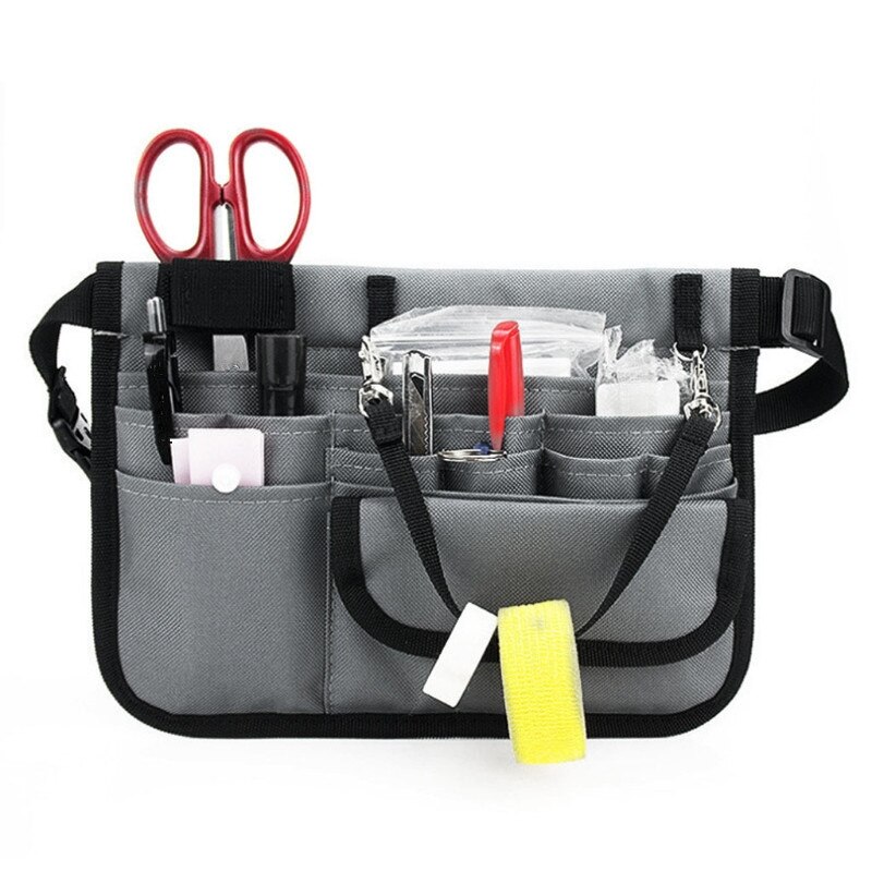 Verpleegkundige Organizer Riemfanny 13-Pocket Heuptas Voor Schaar Care Kit Tool Opslag Bum Bag Unisex Verpleegkundige schort Hip Purse