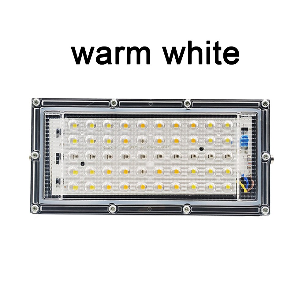 LED grow light full spectrum 50W Waterproof: warm white / 5pcs