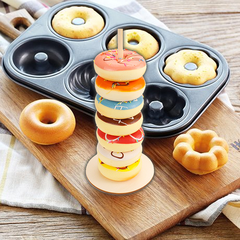 3 Stuks Diy Houten Donut Muur Rustieke Bruiloft Decoratie Tafel Donut Party Decor Baby Douches Bruidsdouche Verjaardagsfeestje Gunst