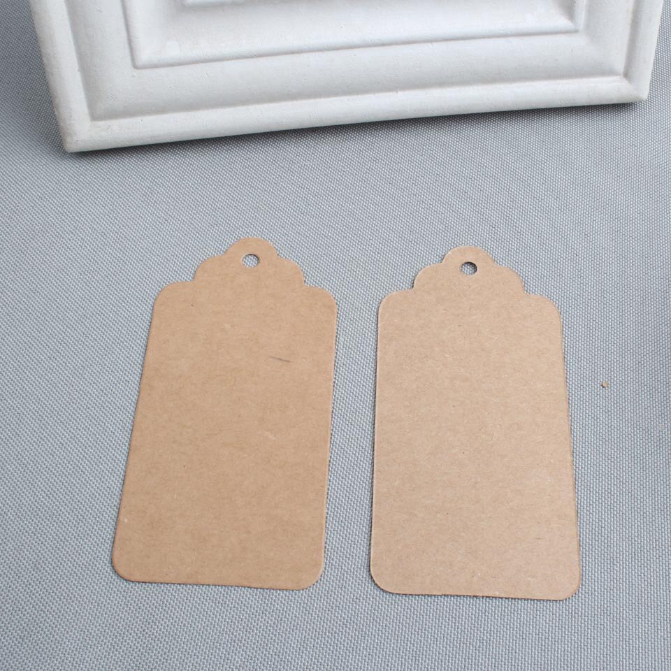 Voorraad Blank Kraft Tags Kartonnen Prijzen Tags Diy Merkt Labels Bruin Papier Labels 200 Stuks Veel