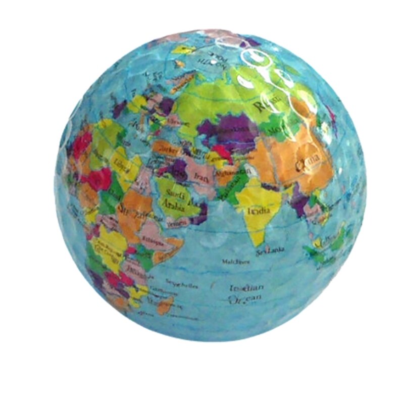 Ball Map Globe Map Color Golf Balls Practice Golf Balls Gol... – Grandado