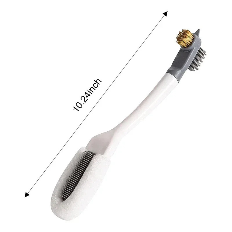 Cleaning Shoe Brush, Multifunctional Long Handle Shoe Brush Cleaner, Hangable Soft Bristle Shoes Cleaning Scrubber