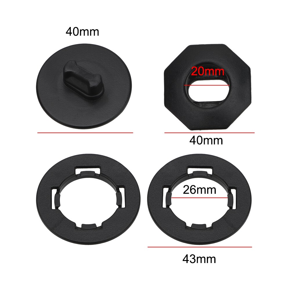 FORAUTO 4 Piece/Set Car Floor Mat Clips Auto Carpet Fixing Grips Clamps Auto Fastener Anti-Slip Holders Mat Buckle Universal