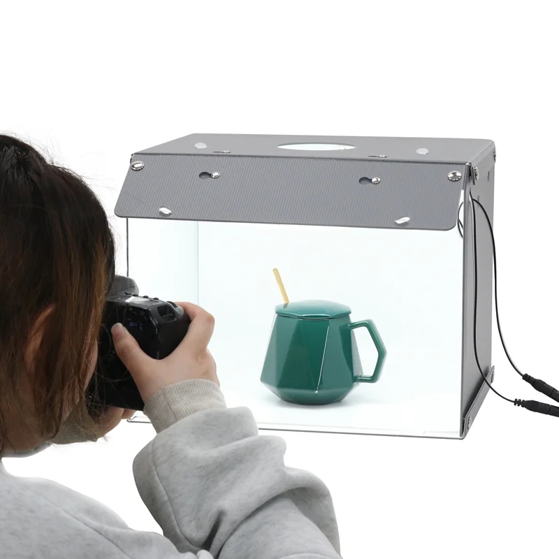 Neue SANOTO Mini Foto Studio Kasten Fotografie Hintergrund tragbare Softbox LED Licht Foto Kasten falten Foto Studio Sanft Kasten