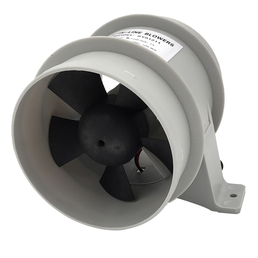 Ventilateur silencieux De Cale Marine Turbo Ventilateur Résistant À L&#39;eau 12V (4 Pouces)