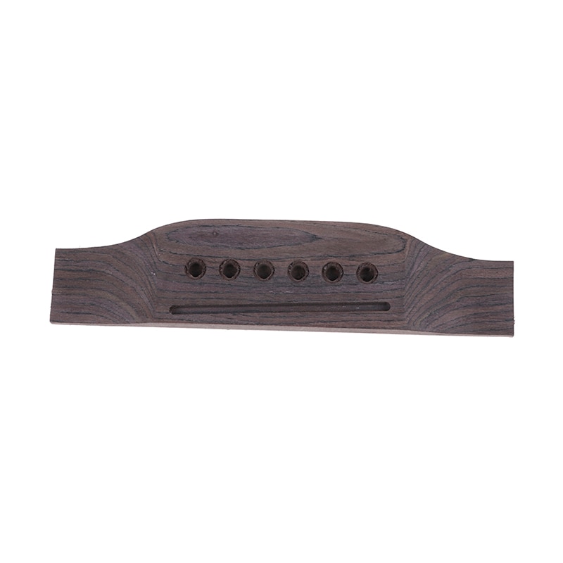 1Pc Gitaar Onderdelen Zadel Thru Gitaar Brug Voor Akoestische Gitaar Palissander Gitaar Toebehoren