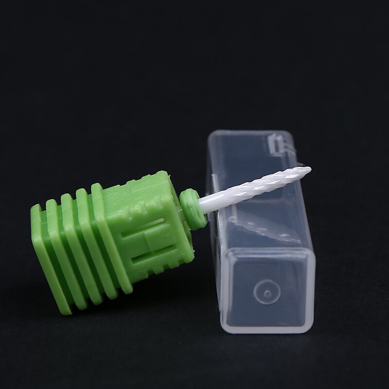 Paznokcie ceramiczne zestaw wierteł 3/32 "cholewka robić maszyna elektryczna salon manicure pliki 2.35mm paznokcie ceramiczne sztuki wiertła plik polski