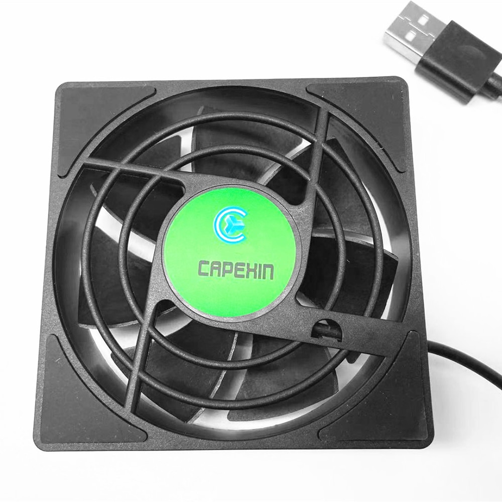 USB Power Radiator Mini Fan Noiseless and Quiet Cable Mini Size TV Box Cooling Fan TV Box Silent Quiet Cooler 5V