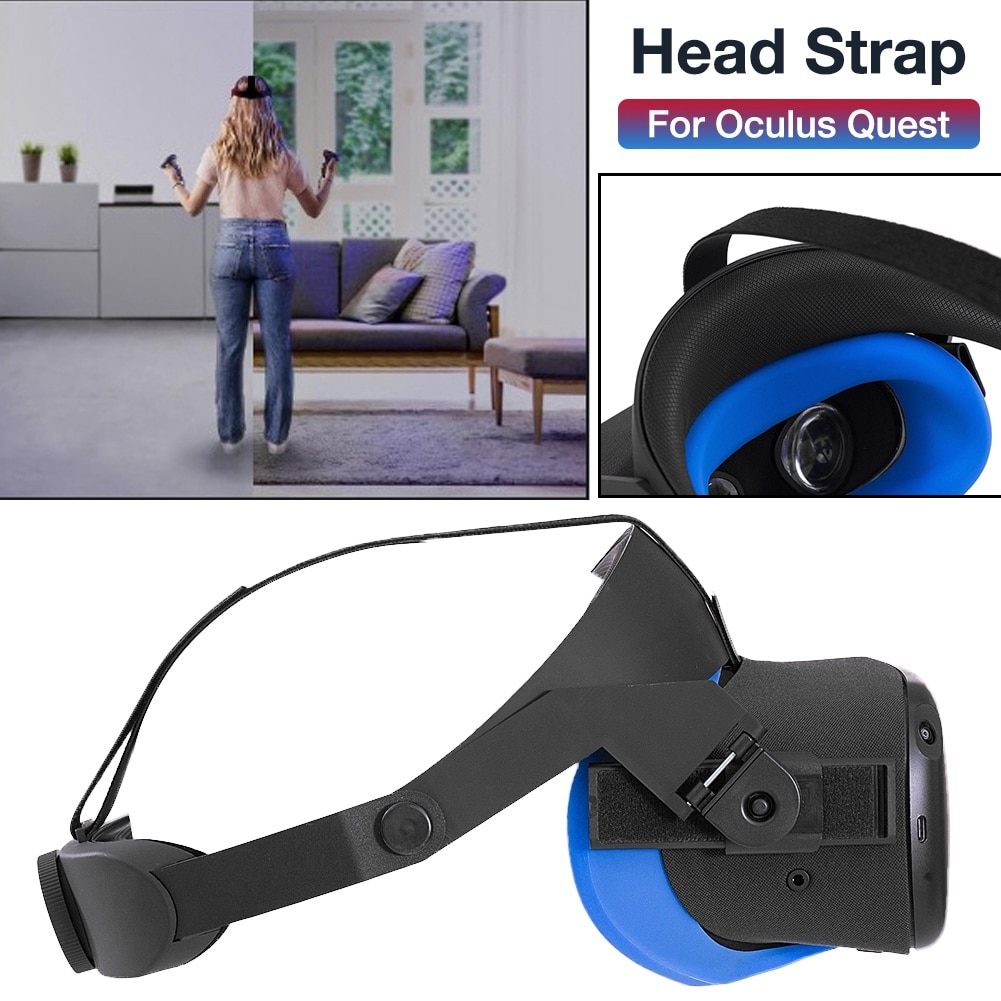 Cabeça cinta para quest halo cinta face, confortável e ajustável, ergonômico acessórios de realidade virtual