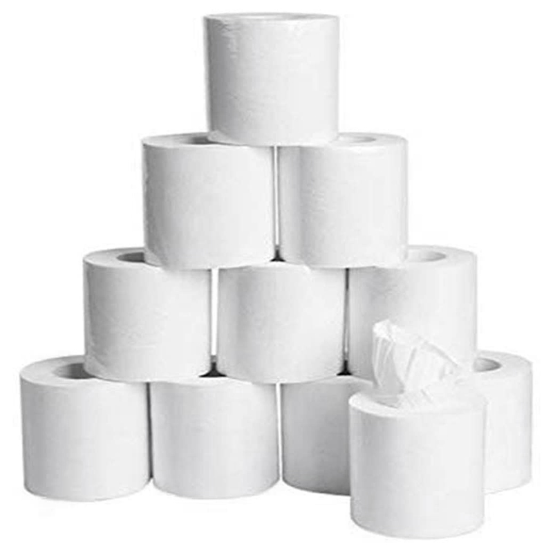 20 Rolls Zachte Witte Wc-papier, Familie Rollen Papier, 4-Lagen Toiletpapier, zachte Bad Tissue Papieren Handdoek