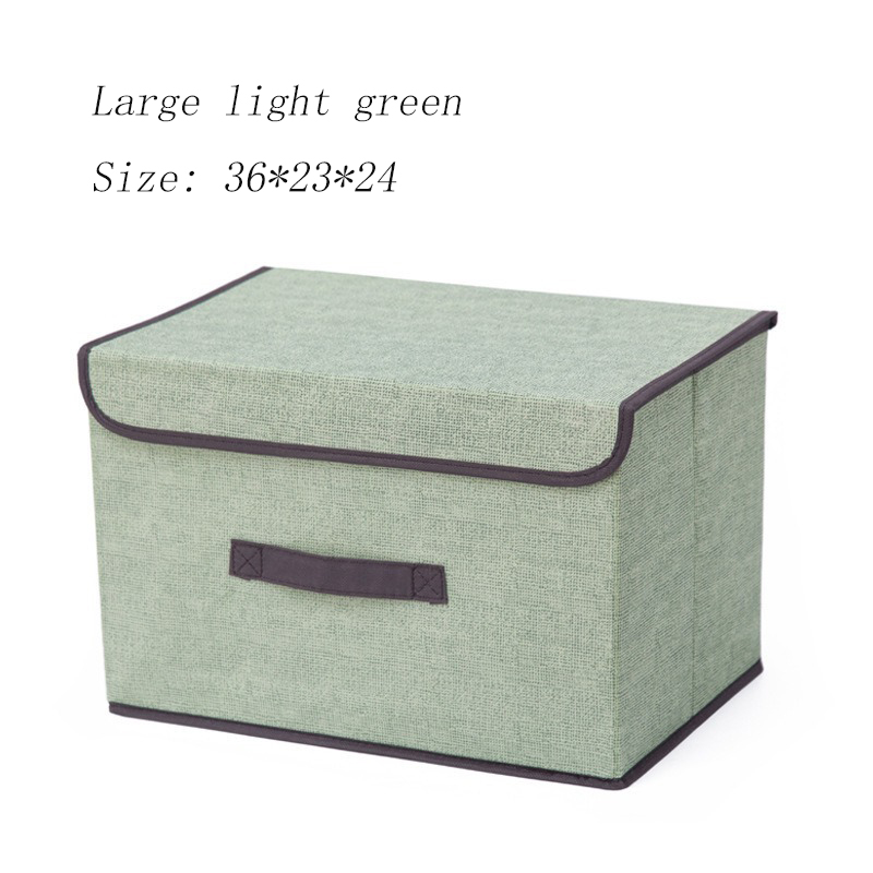 1-2Pcs Clothing Storage and Organization Sundries Organizer for Underwear Dustproof Non-woven Multi-function Foldable Box Home: black