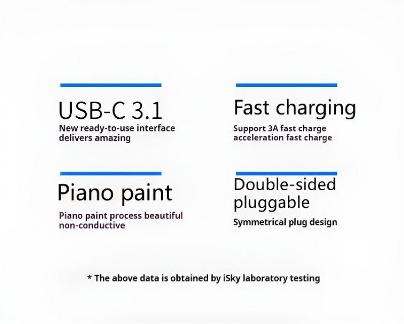 iSky Phone Adapters Type-C to USB 3.0 Adapter OTG Data Transmission for Macbook iPad Pro USB Flash Drives Laptops Converters