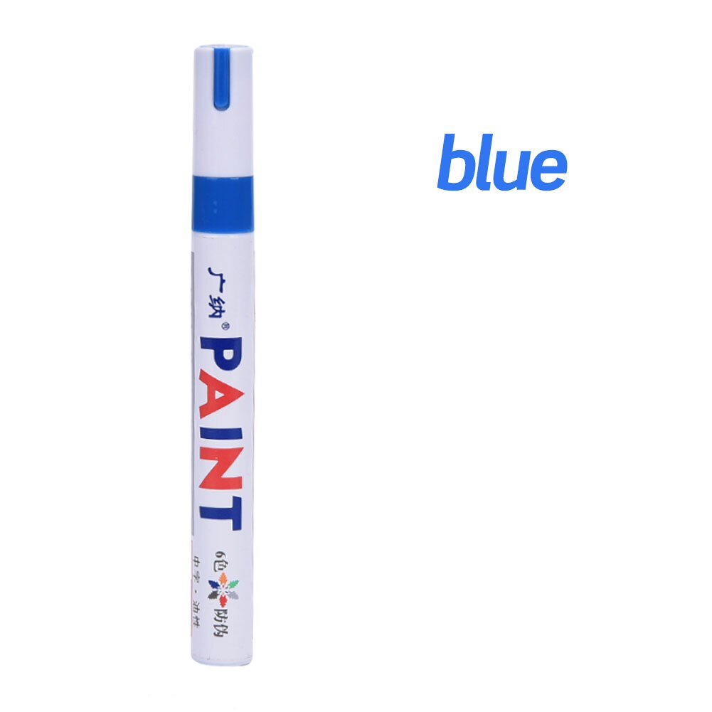 Permanent Waterproof Glass Oil Art Marker Paint Pen: Blue 
