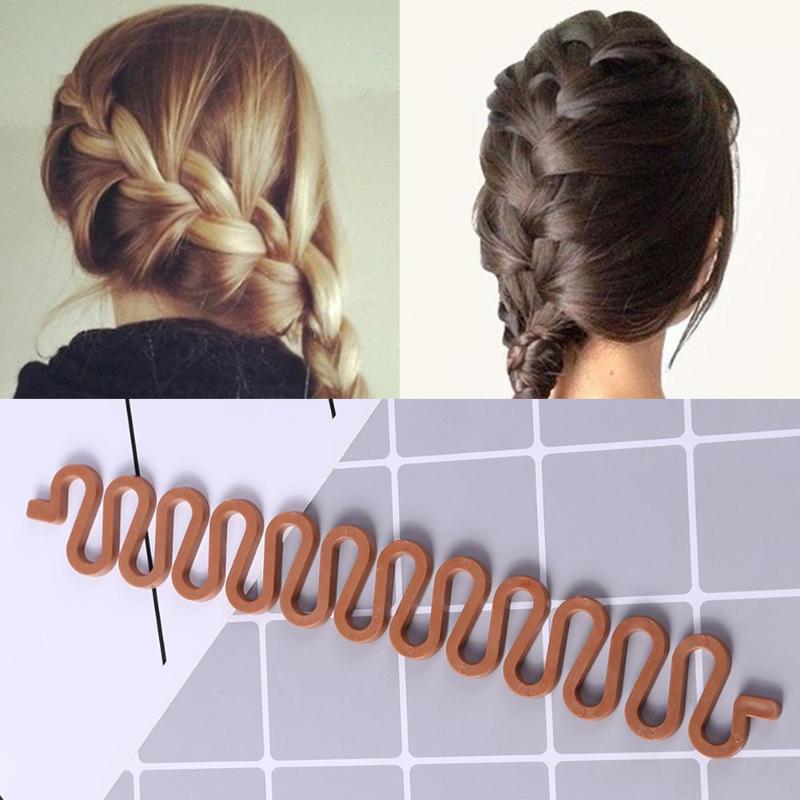 Plastic Lady Franse Haar Vlechten Tool Hair Twist Braider Te Gebruiken Diy Accessoires Mode Salon Vrouwen Braider Maker