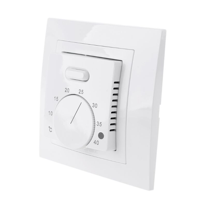 UnderFloor Electric Heating Room Thermostat 16A AC220~230V Save Energy Floor Heating Temperature Controller 86x86mm