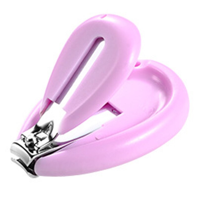 Carino sicuro 0-10Y bambini tagliaunghie per bambini carino tagliaunghie per bambini forbici tagliaunghie per bambini accessori per la cura delle unghie del bambino: Purple