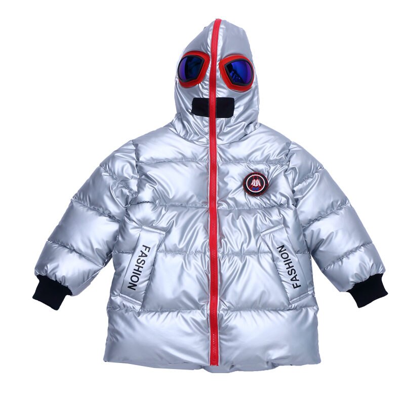 Brand Kids Jongen Winter Jas Met Bril In Hood Cool Jongen Sneeuw Jas Jas Kinderen Sneeuw Kleding 3-9 Jaar Oud