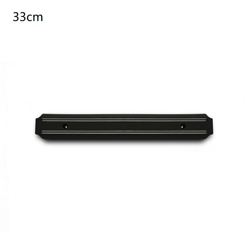 Aan de muur te bevestigen dubbele magnetische messenhouder voor keukengereedschappen, hangende rekkenset van 304 roestvrijstalen magnetische messen: Normaal 33cm