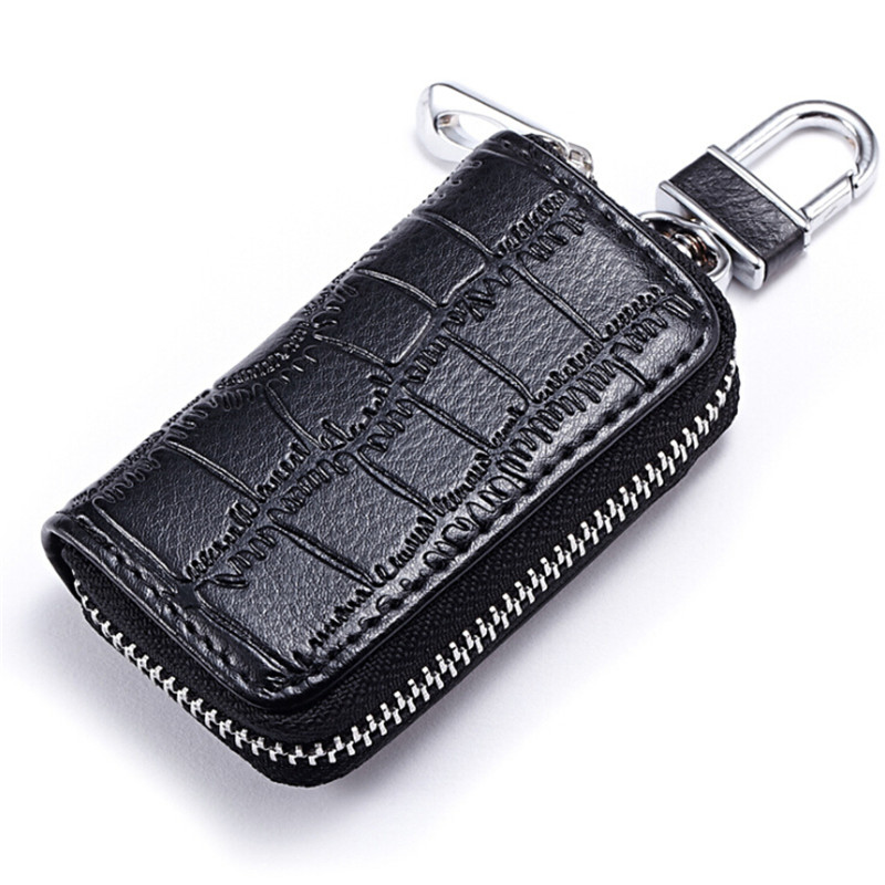 1Pc Pu Leather Keychain Small Exquisite Durable Key Wallet Men Women Portable Key Holder Organizer Pouch Car Key Bag Wallet