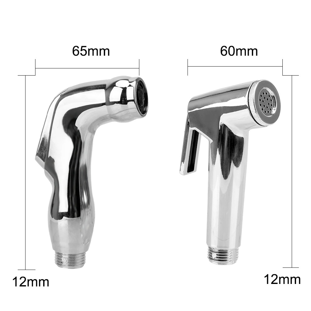 Thuis Toiletsproeier 12Cm Universele Handbediende Hogedrukspray Abs Slanghouder Bidet Kraan Badkamer Douche Accessoires