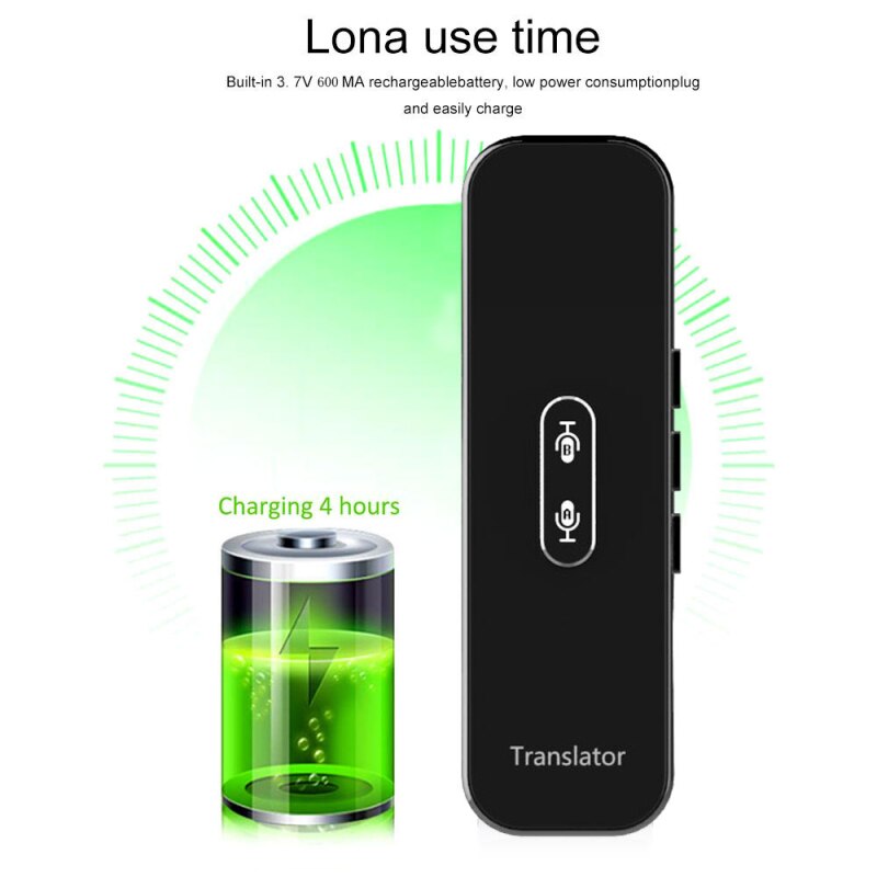 G6X Portable Smart Voice Translator Real Time 40+Language Speech Interactive Translator 3 In 1 Voice Text Bluetooth Translator