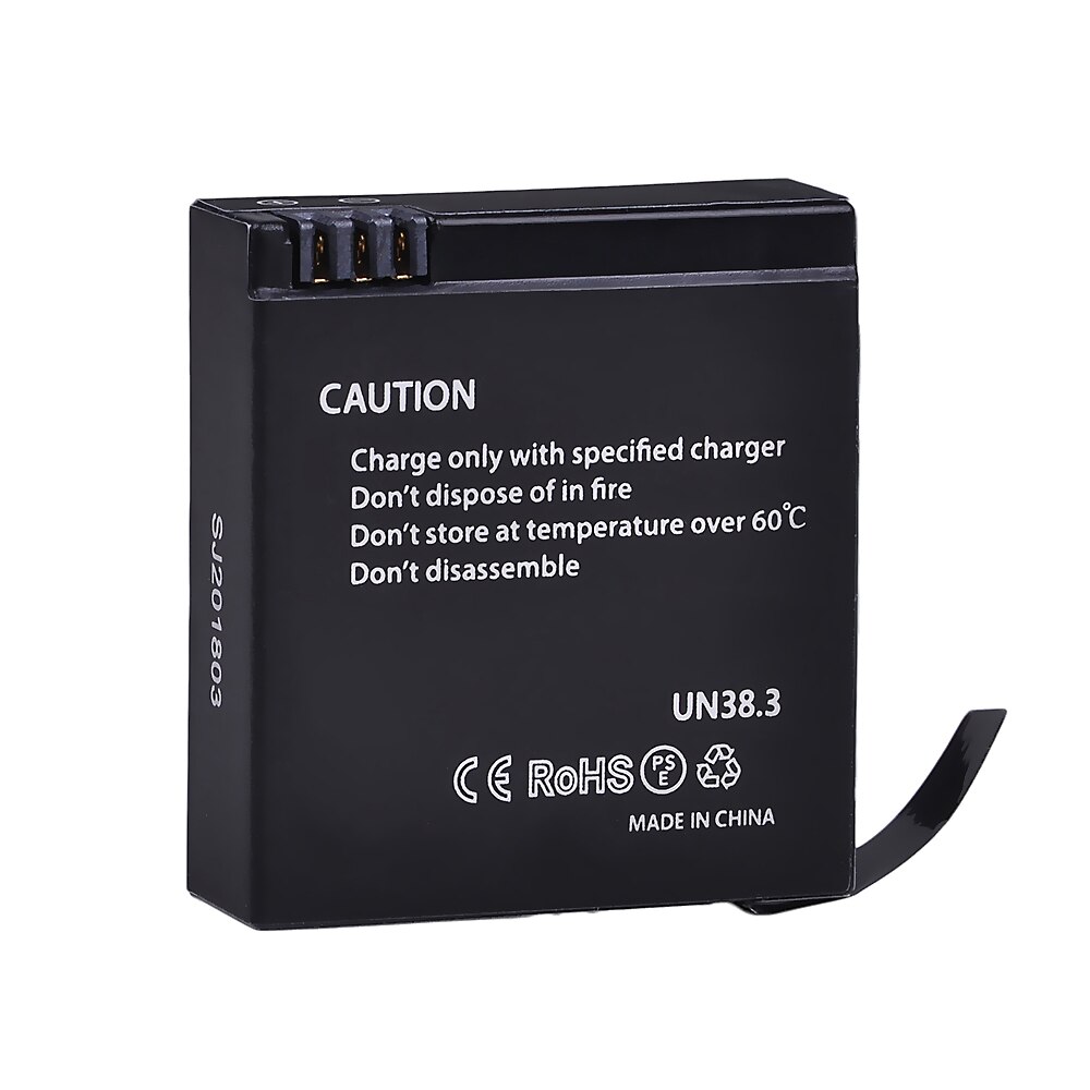 Tectra 2-Pack 1000mAh 3.8V Li-ion Battery for SJCAM SJ7 Action Camera