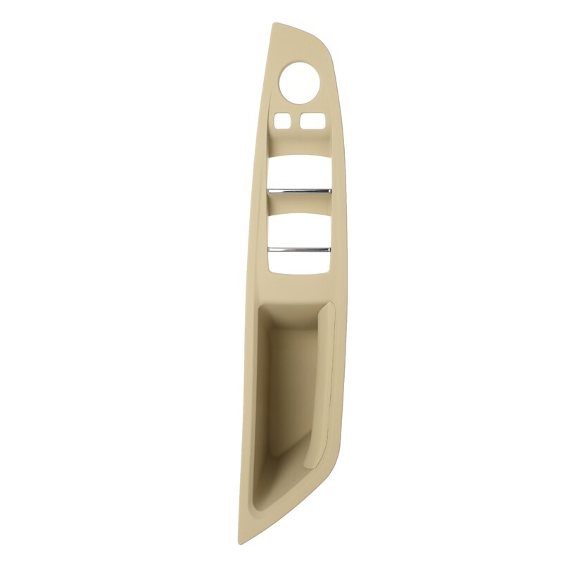 Trinco de porta de carro para bmw série 5, f10, f11, 528i, 550i 2010-2016, maçaneta dianteira esquerda, janela, interruptor, capa 2010, 2016, 51417225865: Beige