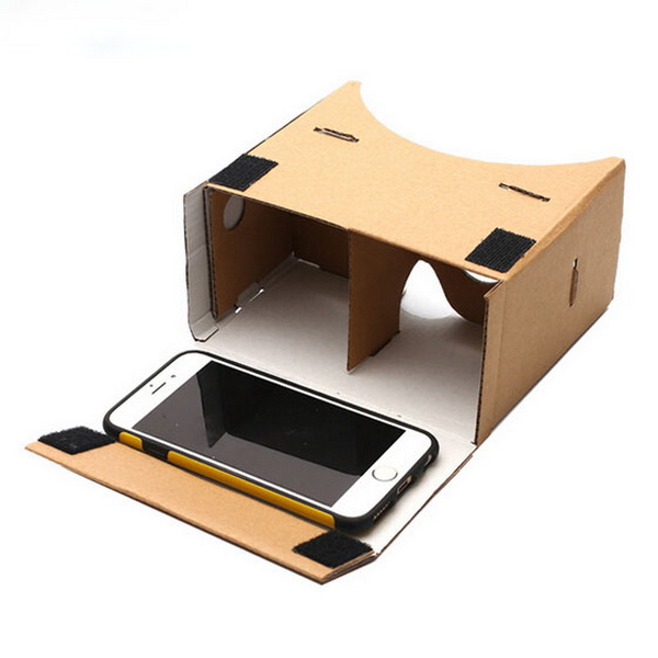 DIY Google Kartonnen Virtual Reality VR Mobiele Telefoon 3D Bekijken Bril Voor 3.5-5.7 "Screen Google VR 3D Bril