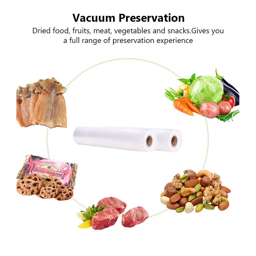 1/2/3 stücke rollen/viel Frische Versiegelung Container Packer Lagerung Sparer taschen für Heimat KitchenLong Halten lebensmittel verpackung Film Vakuum Tasche