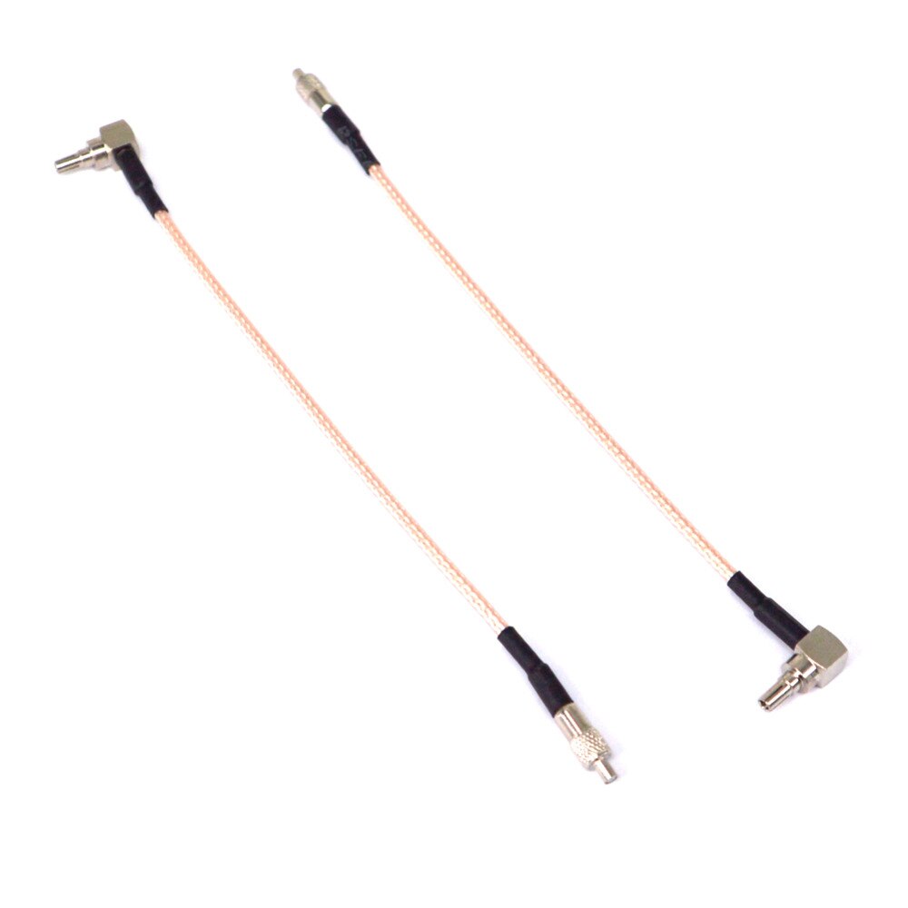 5 Stuk/partij TS9 - CRC9 Adapter TS9 Vrouwelijke Om CRC9 Mannelijke Connector Splitter Pigtail Kabel RG316 15 Cm