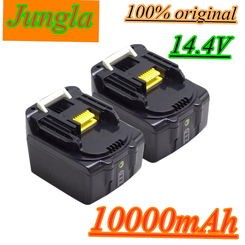 14.4v 10000 mah lithium-ion oplaadbare accu voor makita  bl1430 bl1415 bl1440 194066-1 194065-3 elektrisch gereedschap