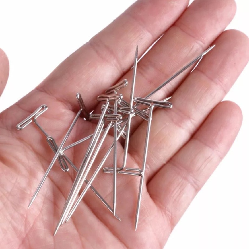 Spilli Parrucca dei capelli T-Spilli per Lo Svolgimento di Parrucche Parrucca di Capelli Che Fanno Strumento di Fissaggio estensioni Strumento di Lavoro A Maglia Dei Capelli di Modellazione Fai Da Te strumenti