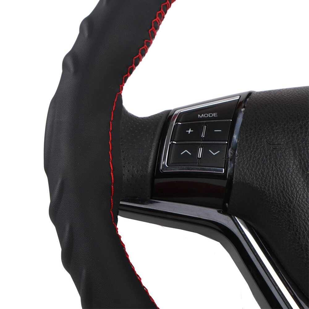 Auto Stuurhoes 3D Antislip Kunstmatige Leather Braid Voor Stuurwiel Universele Auto Steering Wrap Met Naald draad