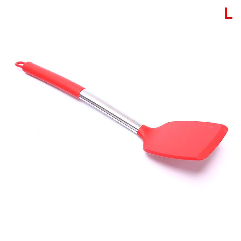 1Pcs Silicone Kitchen Utensils Heat Resistant Non-Stick Cooking Tools: L