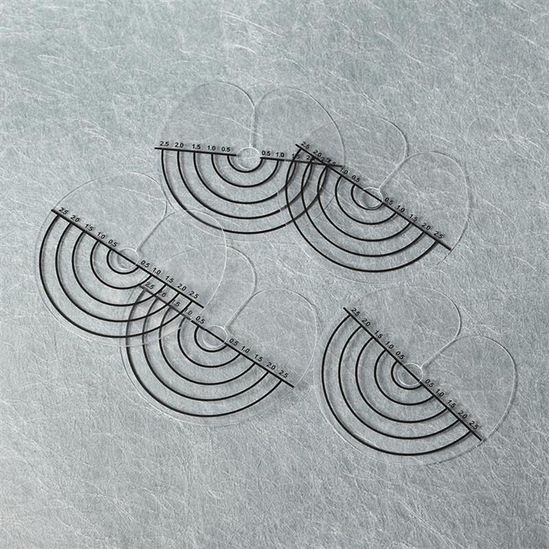 50 stk varmeisolerende pladebeskytter skjold skalamærke stylingværktøjer til rundspids keratin hair extensions skønhedssalonværktøj