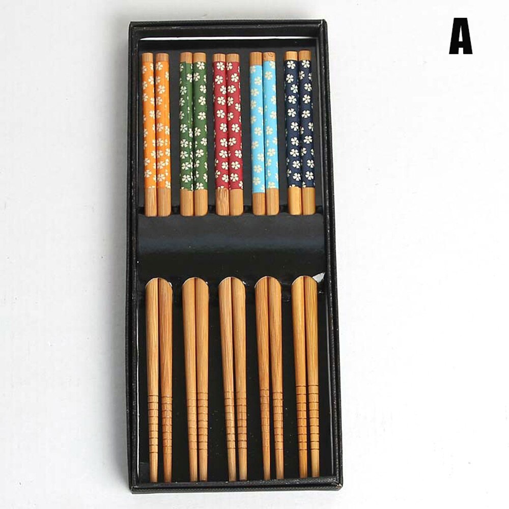 5 par/zestaw Wykonany ręcznie naturalne bambusowe pałeczki wielokrotnego użytku zastawa stołowa japońskie pałeczki Sushi pałeczki robić jedzenia