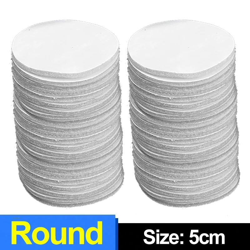 100/2Pcs Carpet Fixing Stickers Double Sided Car Carpet Fixed Patch Home Floor Foot Mats Anti Skid Tapes Adhesive Fastener Tape: 60mm / Nickel-Free White