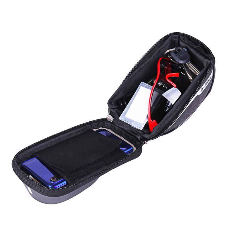 Fiets Tassen Fietstassen B-SOUL Waterdichte Fietsen Fiets Hoofd Buis Stuur Mobiele Telefoon Houder Fiets Accessoires Sport