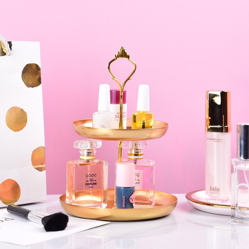 Fruit Basket Fruit Bowl Fruit Bowl Ceramic Fruit Bowl European Style Household Double Layer Fruit Bowl Dessert Plate