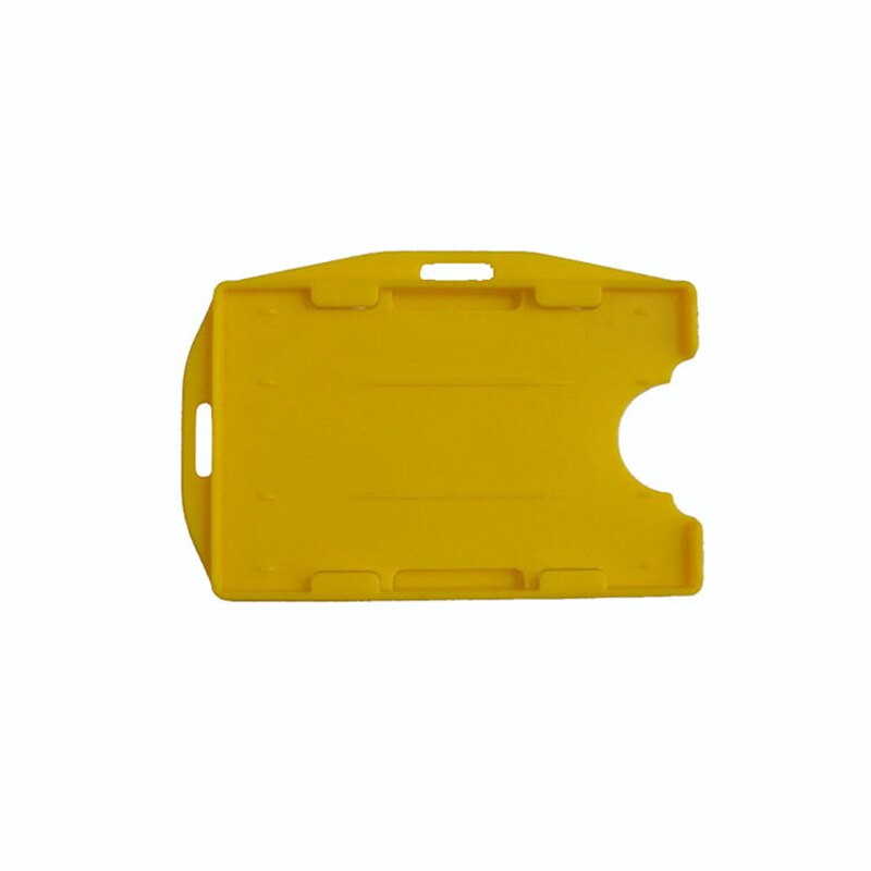 Pp Plastic Id Identification Card Holder Both Sides Of The Card Horizontal And Vertical Bidirectional Dual-Purpose Card Housin: 09